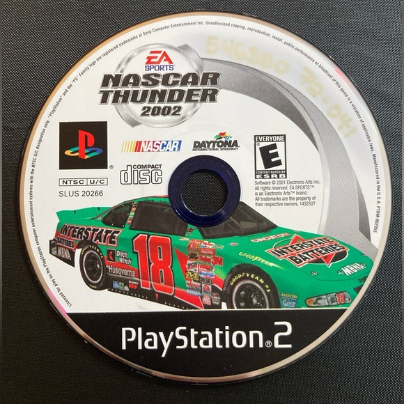 NASCAR Thunder 2002 PS2 Game Disk Case Manual (Sony PlayStation 2, 2001) Racing - Picture 5 of 7